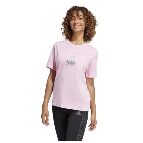 Adidas Γυναικεία κοντομάνικη μπλούζα Tech Metallic Tee Adidas Γυναικεία κοντομάνικη μπλούζα Tech Metallic Tee